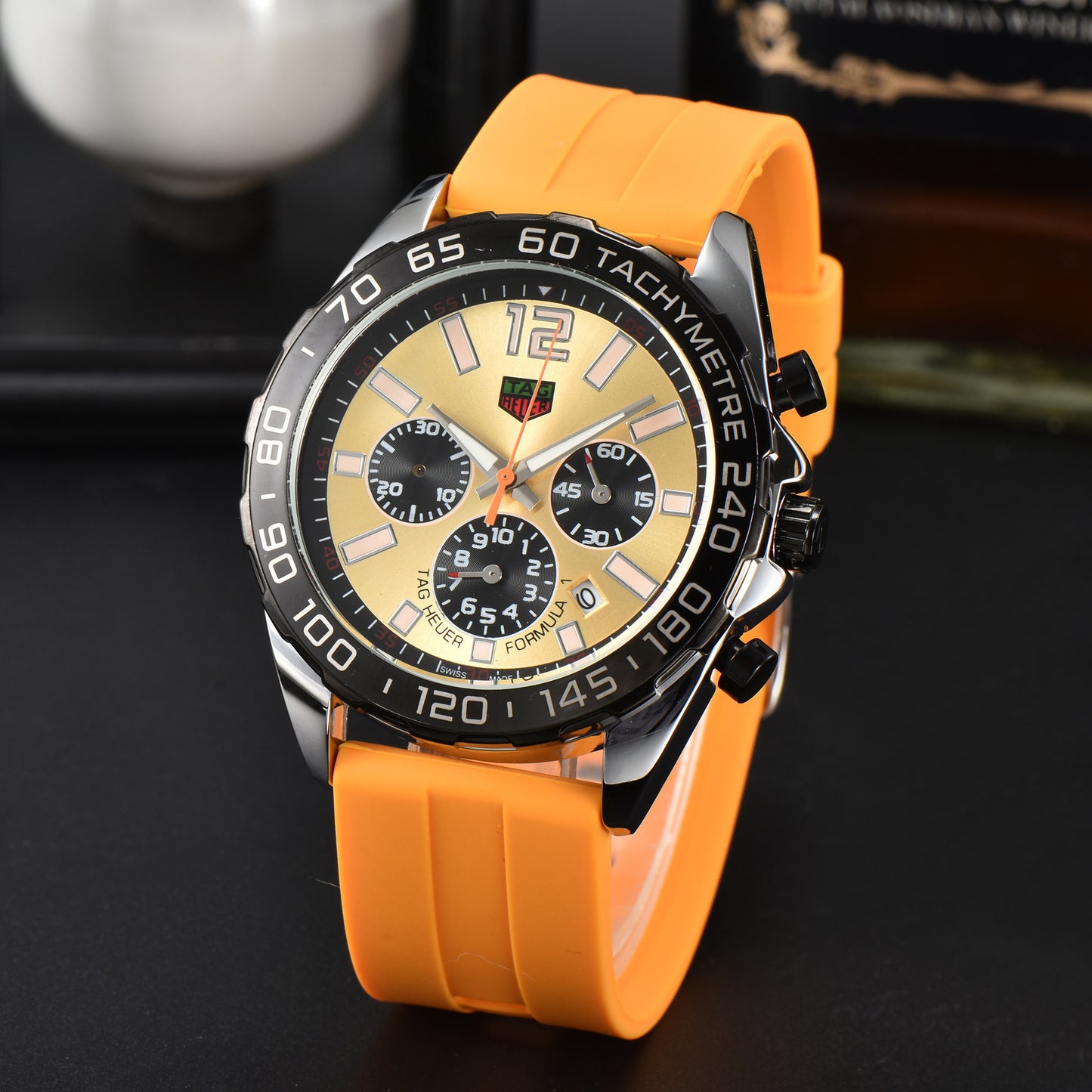 Relojes deportivos impermeables para hombre, reloj de pulsera de silicona