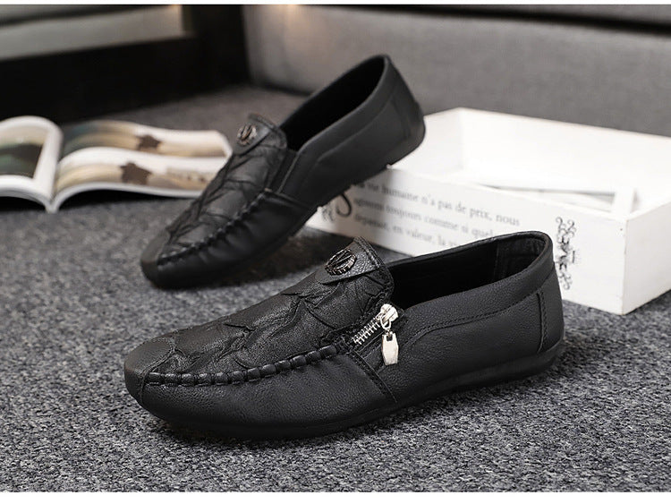 Chaussures paresseuses à enfiler quatre saisons à fond souple rétro