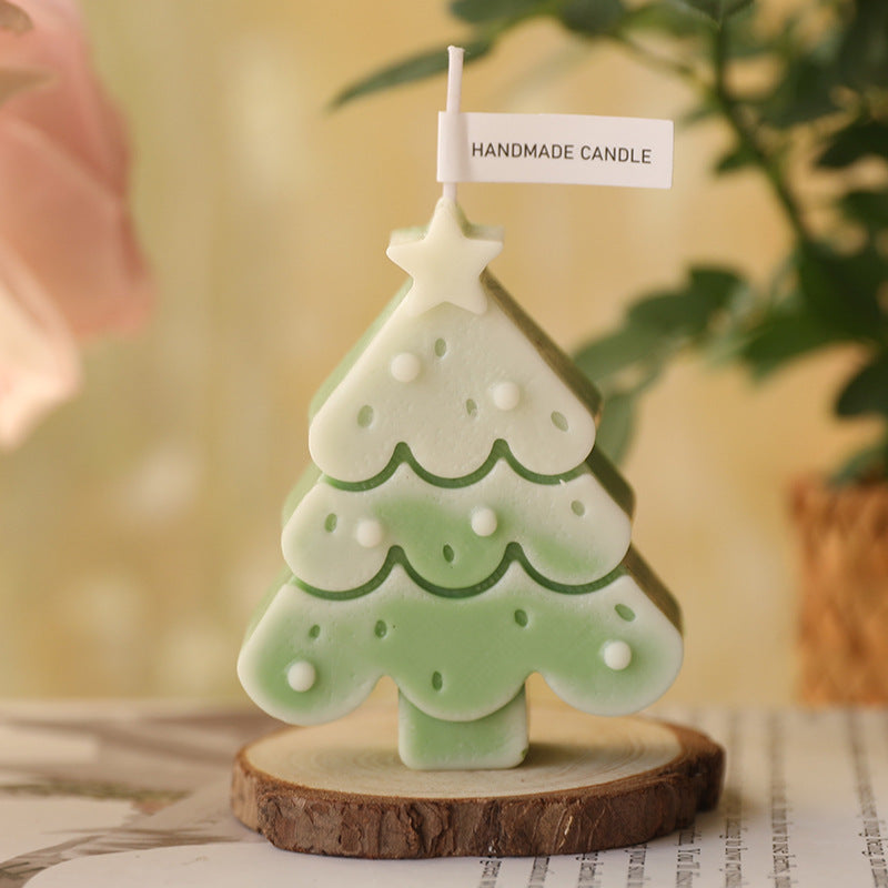 Moules en Silicone pour arbre de noël, pour bricolage, décoration d'ambiance créative, bougies parfumées faites à la main