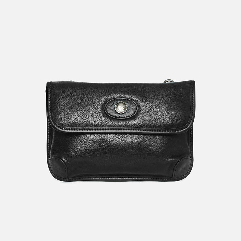 Sac à bandoulière rétro en cuir de vache première couche fait à la main