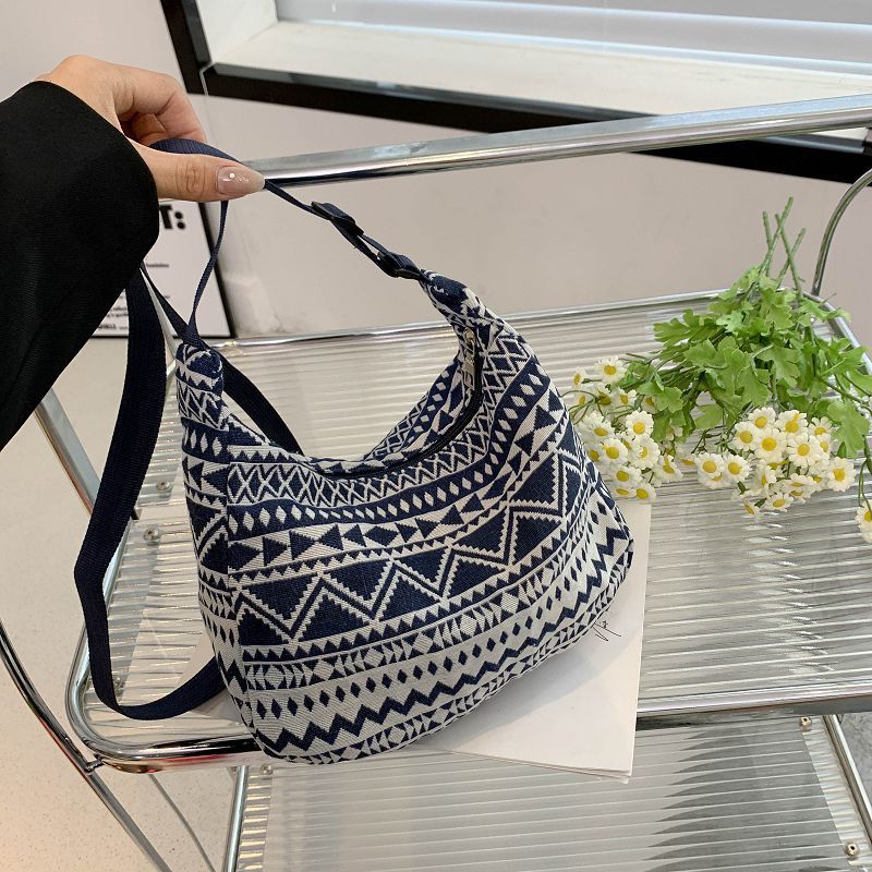 Sac en toile de grande capacité pour femmes, nouvelle mode de banlieue