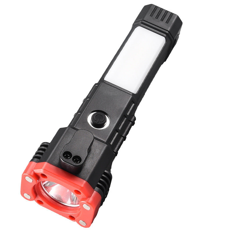 Marteau de sécurité pour voiture, puissance de charge multifonctionnelle, lampe de travail, feu d'urgence, auto-sauvetage, bris de fenêtre, lampe de poche d'auto-défense