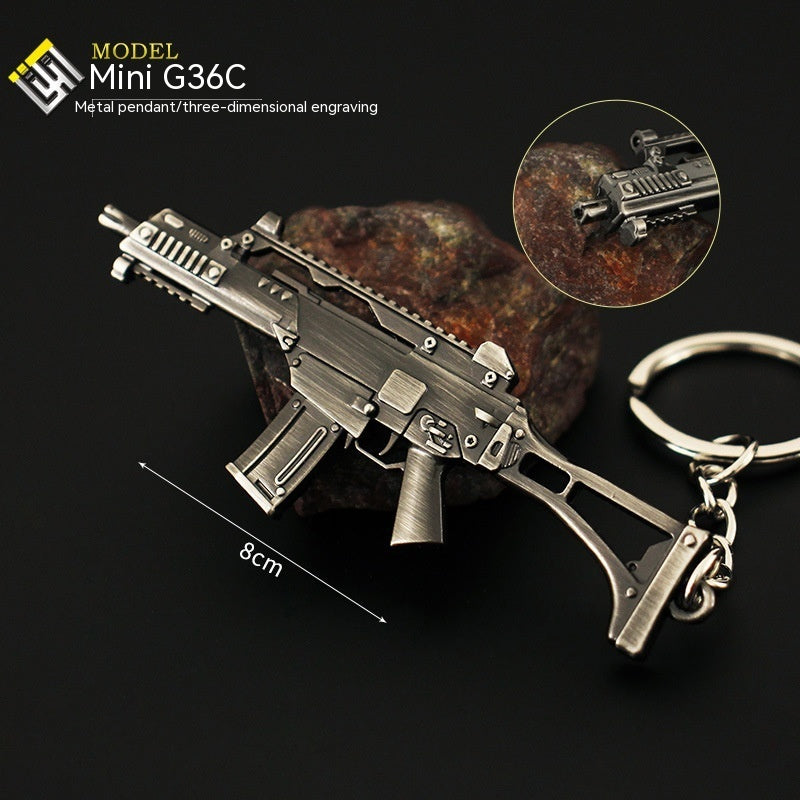 Gun Metal Toys Keychain