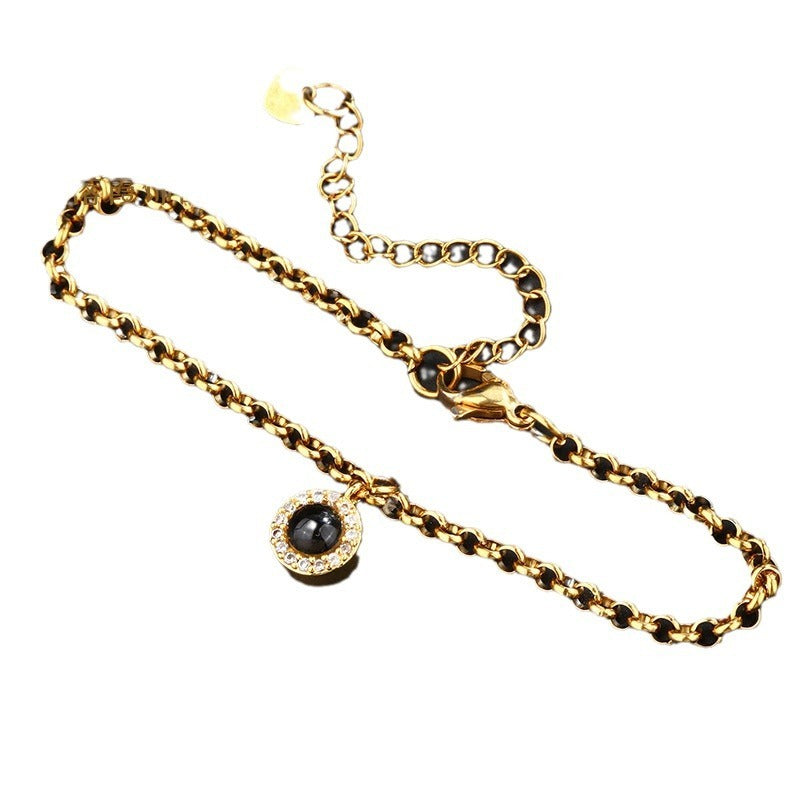 Joyería Pulsera De Proyección Circular En 100 Idiomas Te Amo