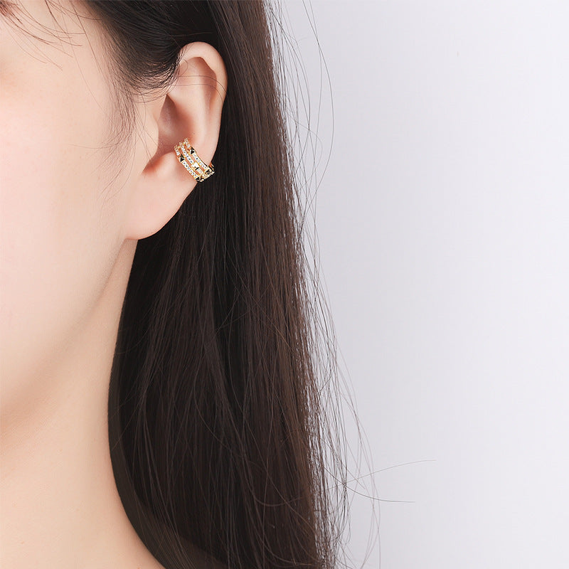 Boucles d'oreilles de luxe légères en argent Sterling S925, boucles d'oreilles tendance Cool de haute qualité