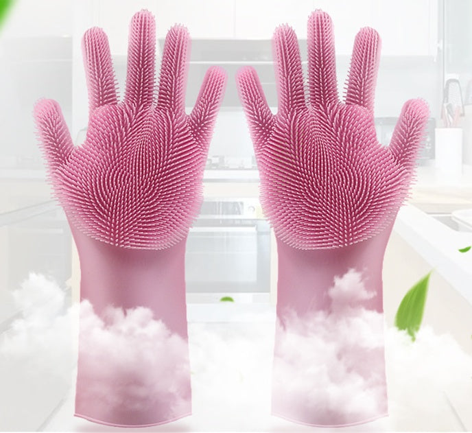Gants de nettoyage en silicone résistants à la chaleur