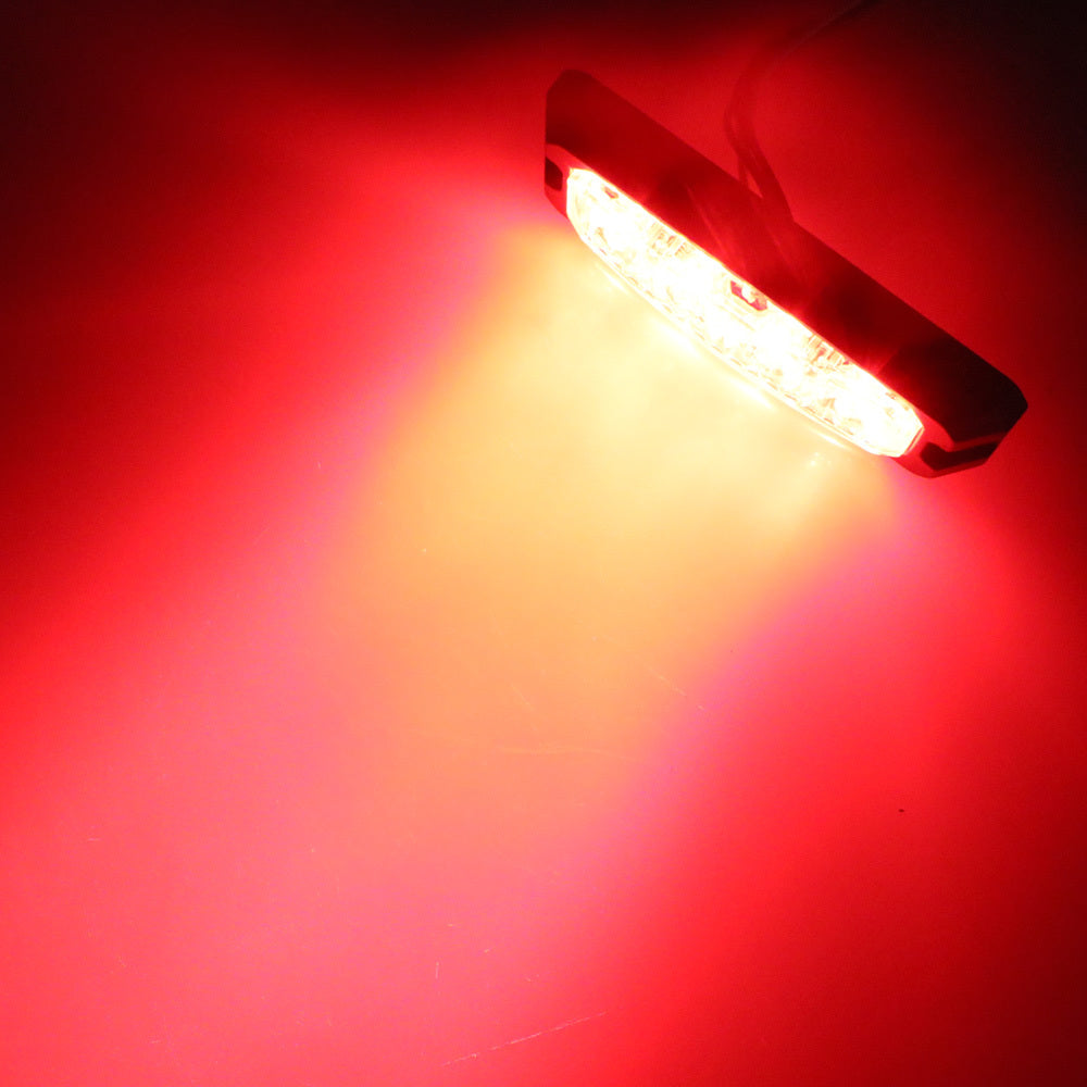 Luz de advertencia de alta potencia estroboscópica lateral del camión con función de sincronización de 5 cables