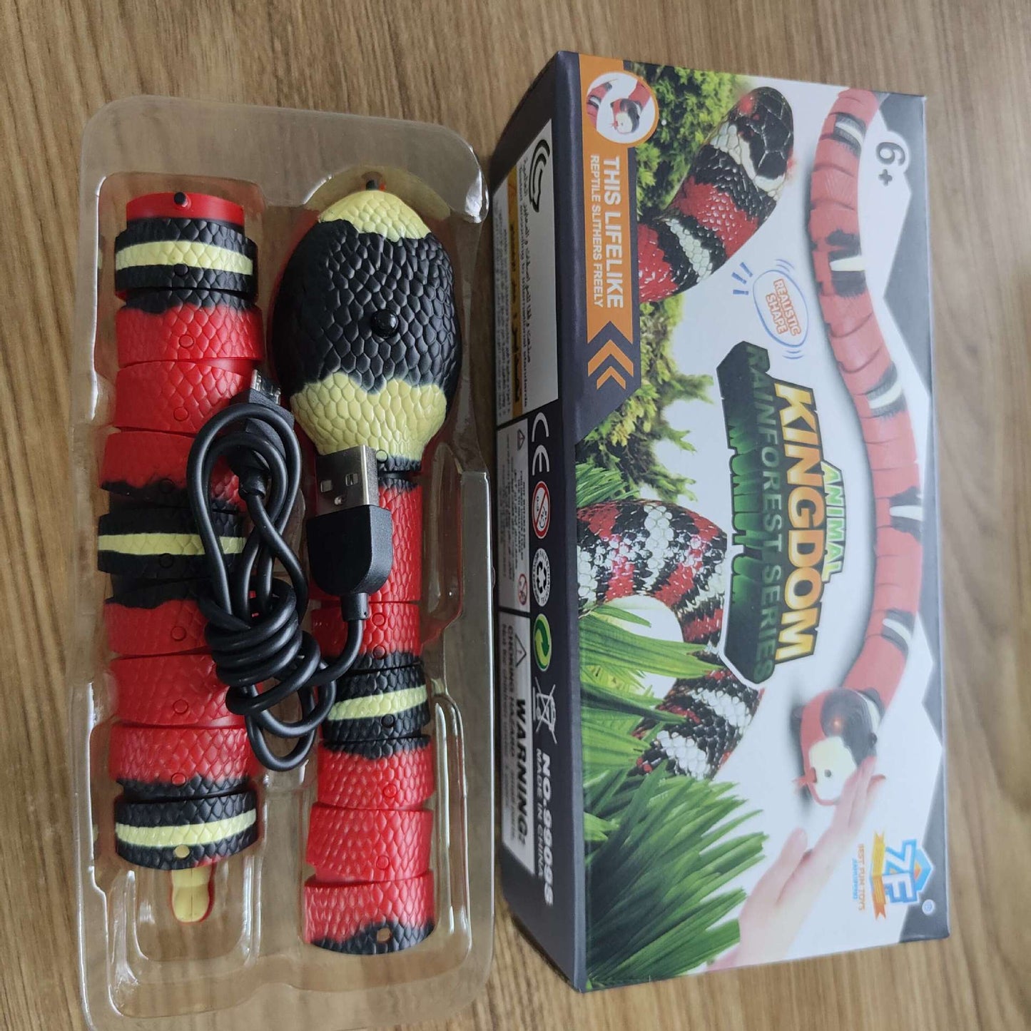 Jouets de chat de serpent de détection intelligente jouets interactifs électriques pour chats accessoires de chat de charge USB pour chiens de compagnie jeu jouet de jeu