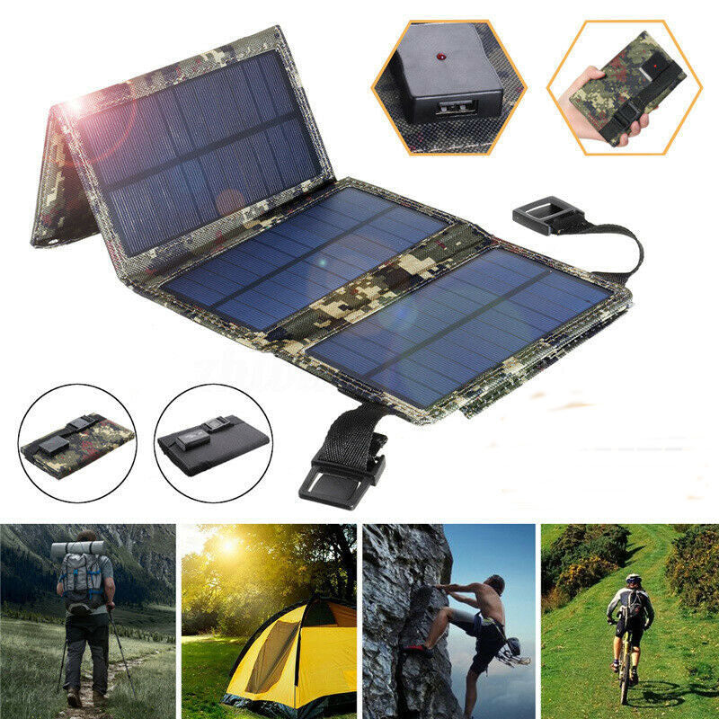 Panneau de batterie pliable solaire portatif de l'interface USB 20W5V