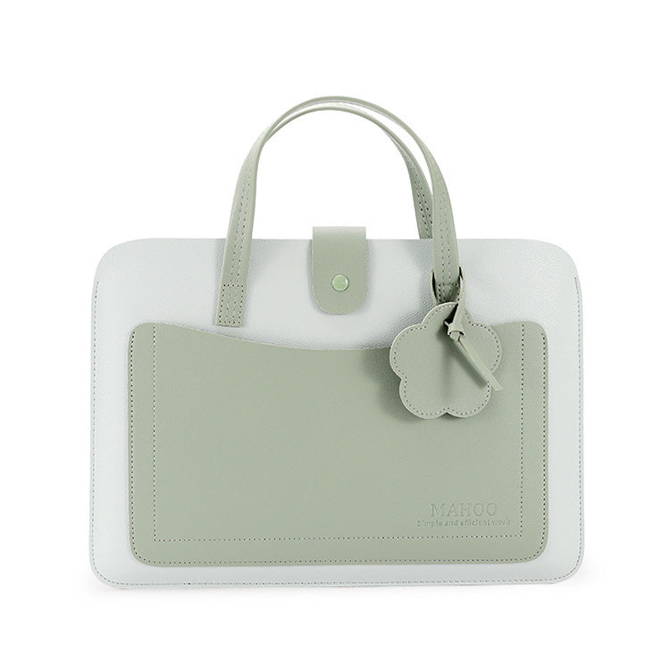Sac d'ordinateur portable 13 pouces, fleur fine