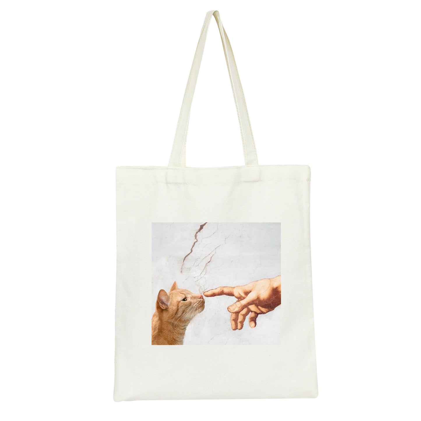 Retro Printed Oil Painting Single Shoulder Canvas Bag