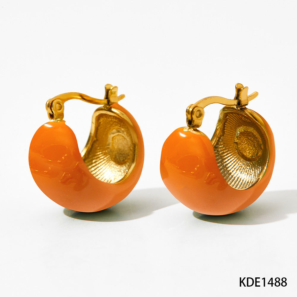 Retro Personalized French Style Design Earrings