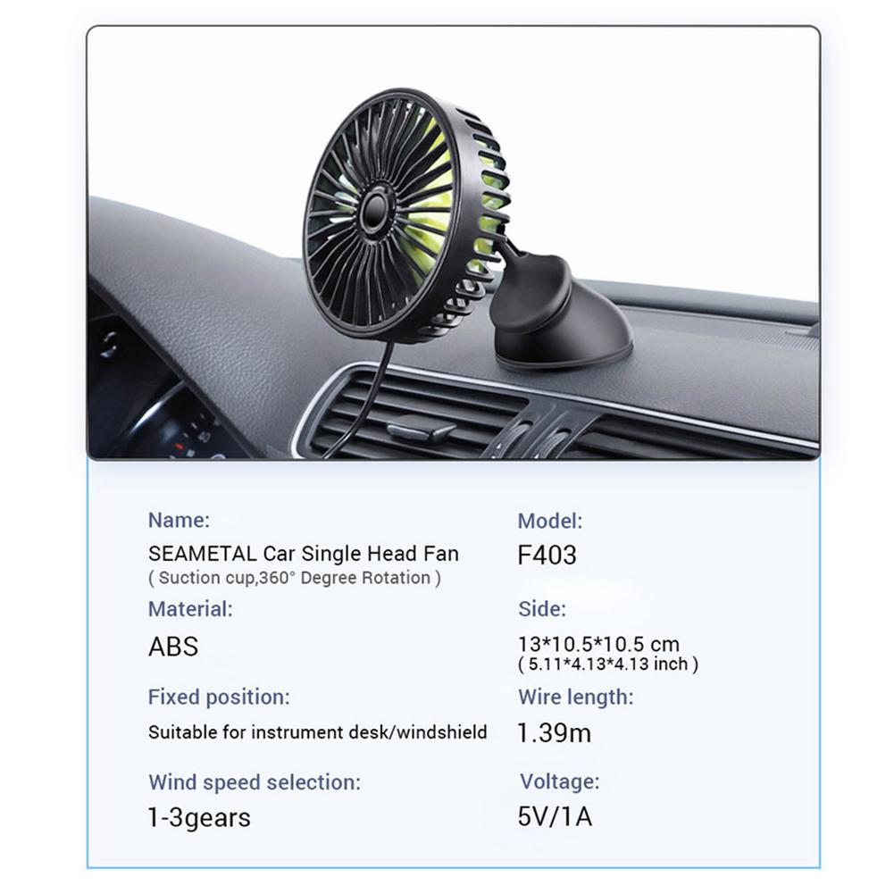 Refroidissement et refroidissement de climatiseur de mini ventilateur électrique de voiture