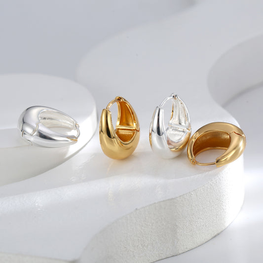 Ancient Style Gold Earrings Women's Retro