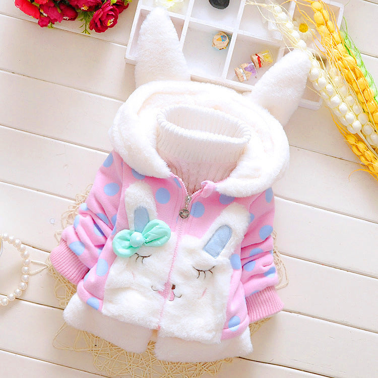 Manteau épais à capuche pour bébés et enfants
