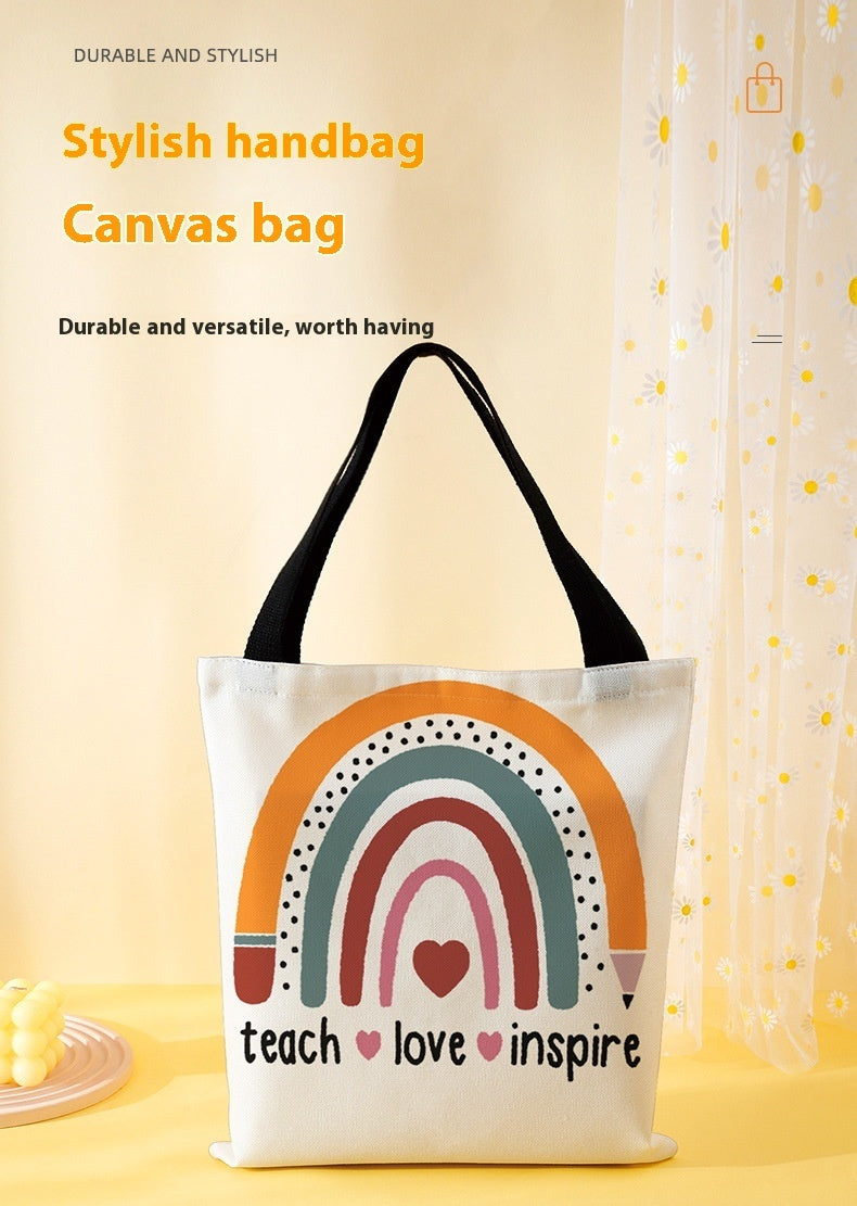 Female Printed Canvas Handbag