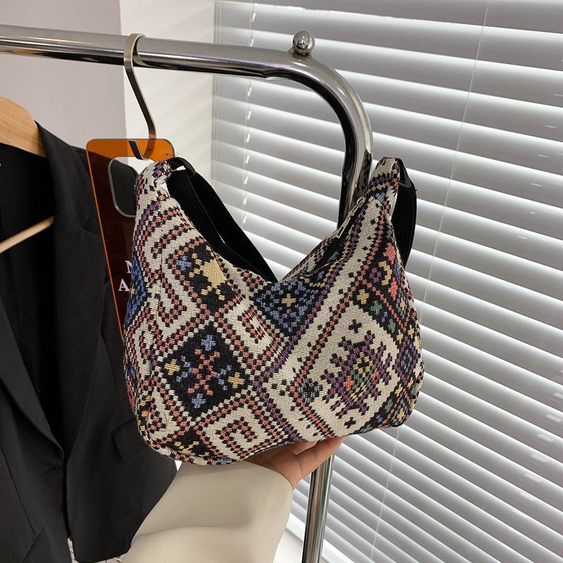 Sac en toile de grande capacité pour femmes, nouvelle mode de banlieue