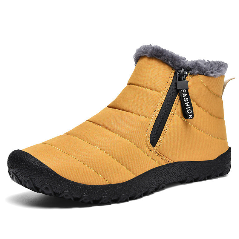 Zapatos de hombre Botas de nieve del noreste antideslizantes y gruesas con forro polar