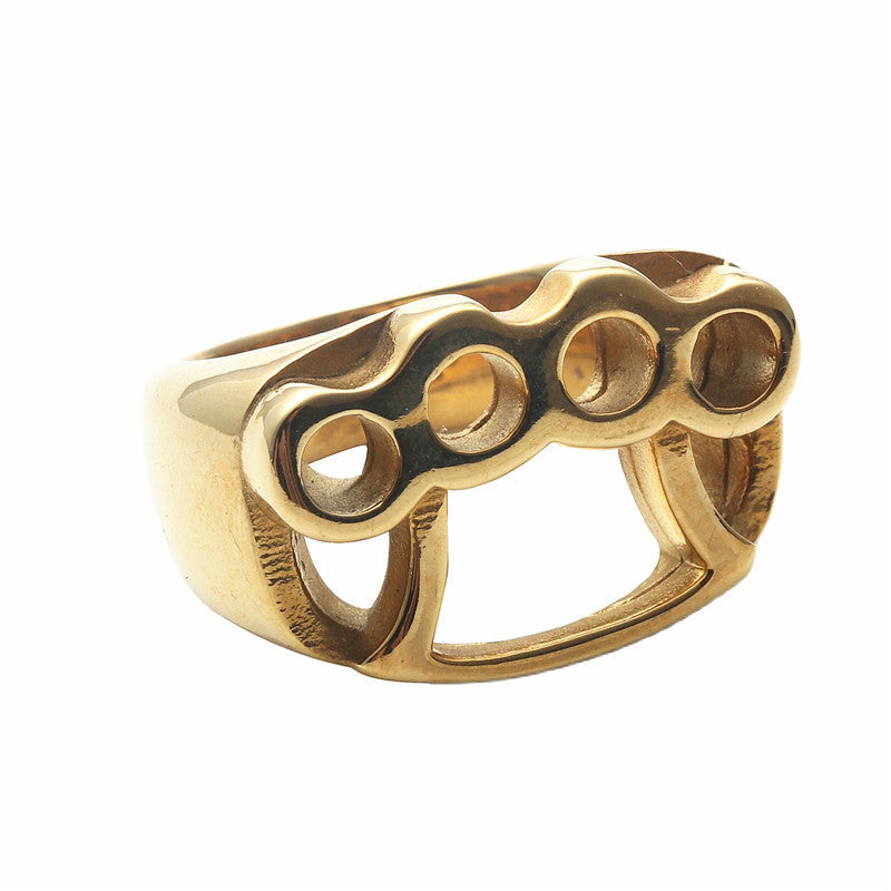 European And American Retro Punk Stainless Steel Ring