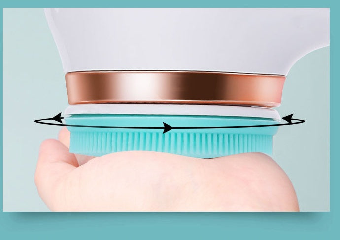 Brosse de bain électrique en Silicone, épurateur de dos, Rechargeable par USB, brosse de douche rotative à 2 vitesses, brosse de nettoyage du corps étanche pour Spa