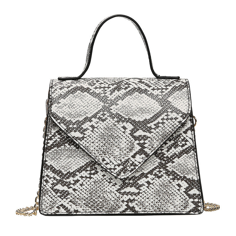 Sac à bandoulière portable avec chaîne en PU