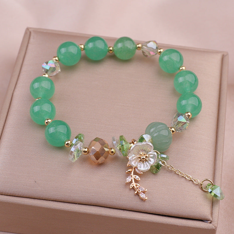 Women's Fashionable Elegant Natural Stone Crystal Bracelet