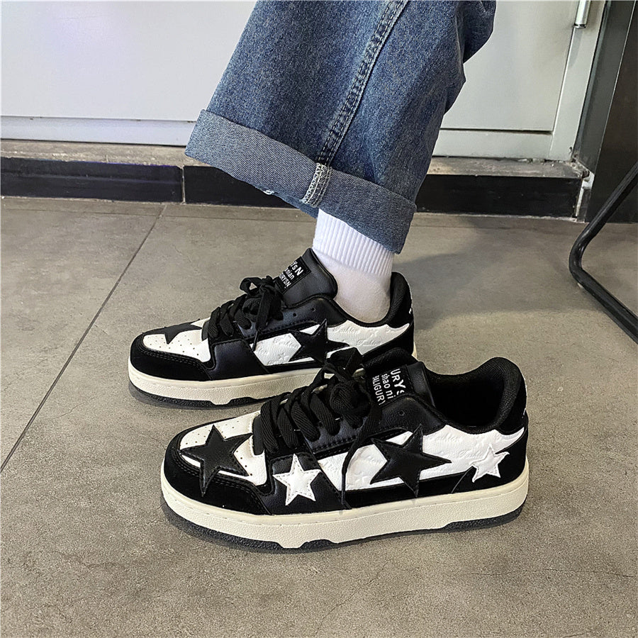 Zapatillas Retro Azul Denim Niche Estilo Hong Kong