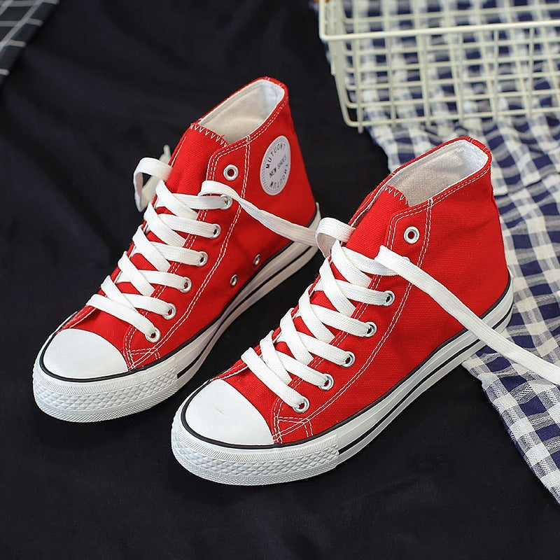 Chaussures montantes en toile pour femmes