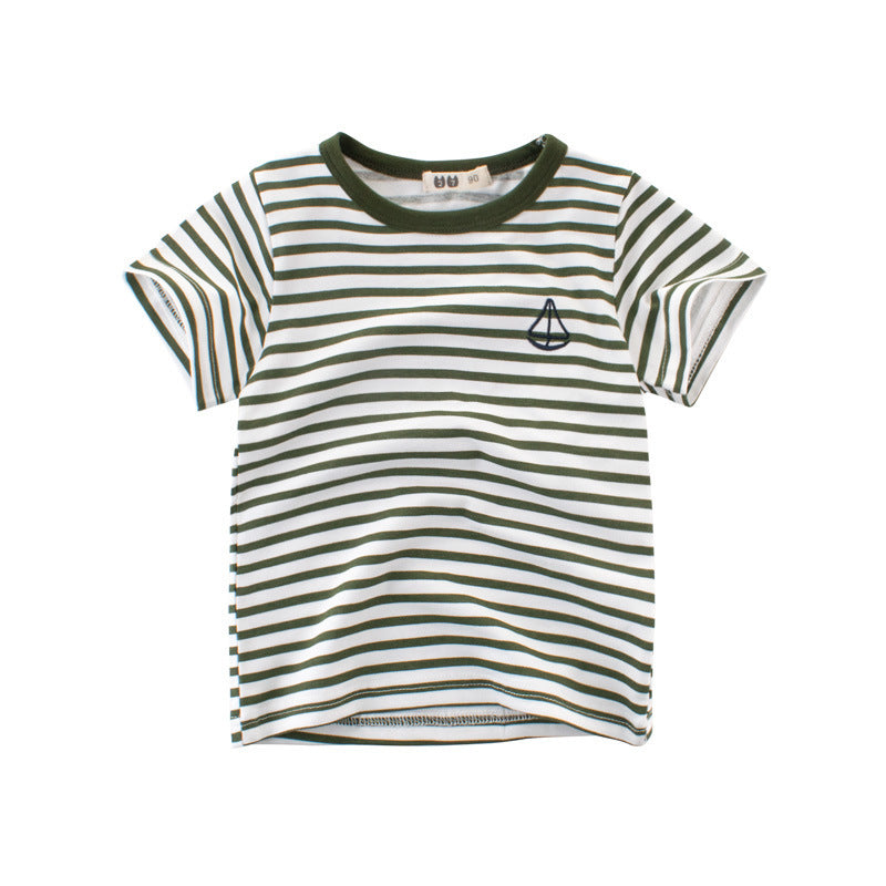 T-shirt rayé enfant en coton garçon