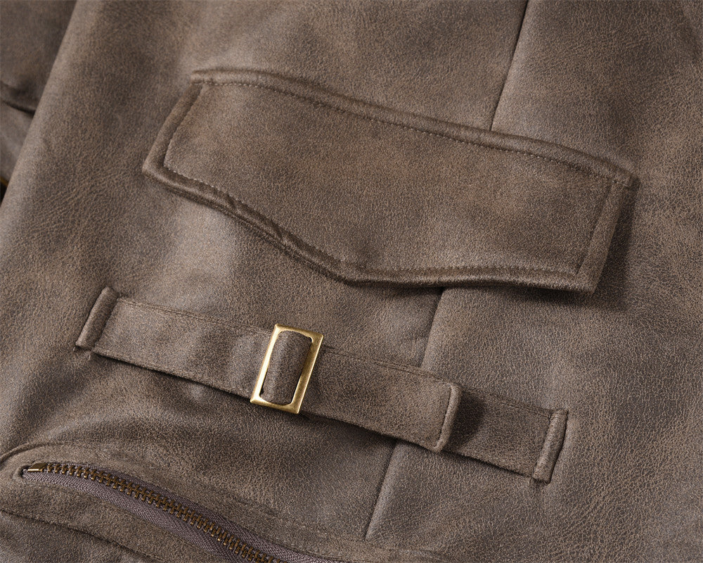 American Retro Mechanical Style Multi-pocket Cargo Pants