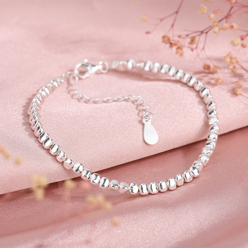 Women's Fashion Broken Silver Bracelet
