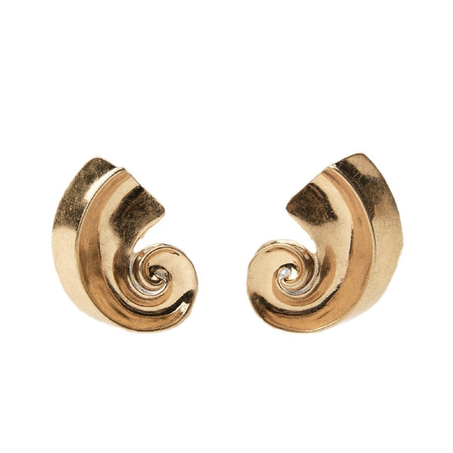 European And American Earrings Metal Alloy Earrings Women's Fashion Helical Metal Ornament