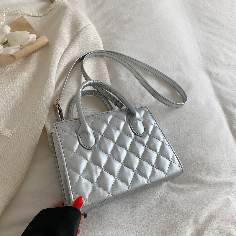 Bolso de hombro portátil retro rombo retro