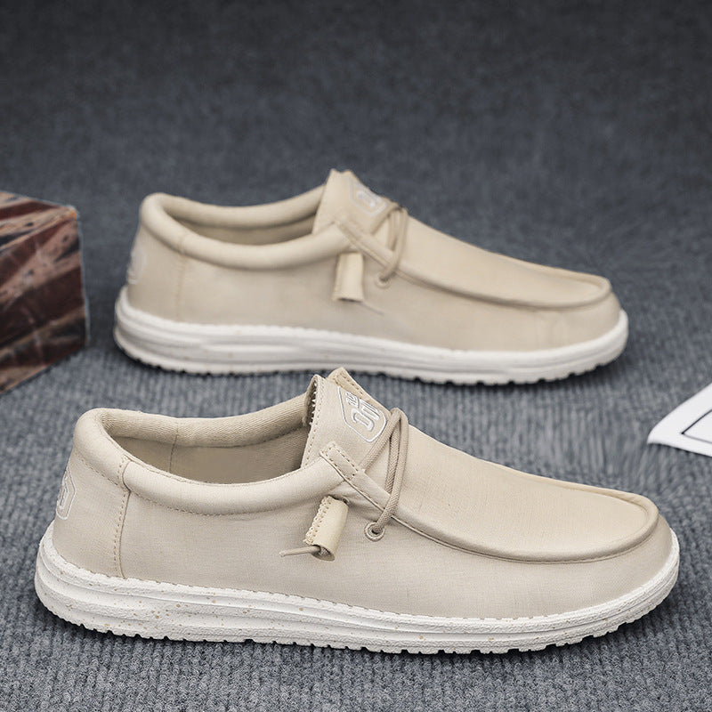 Chaussures en toile pour hommes Chaussures de sport respirantes et décontractées