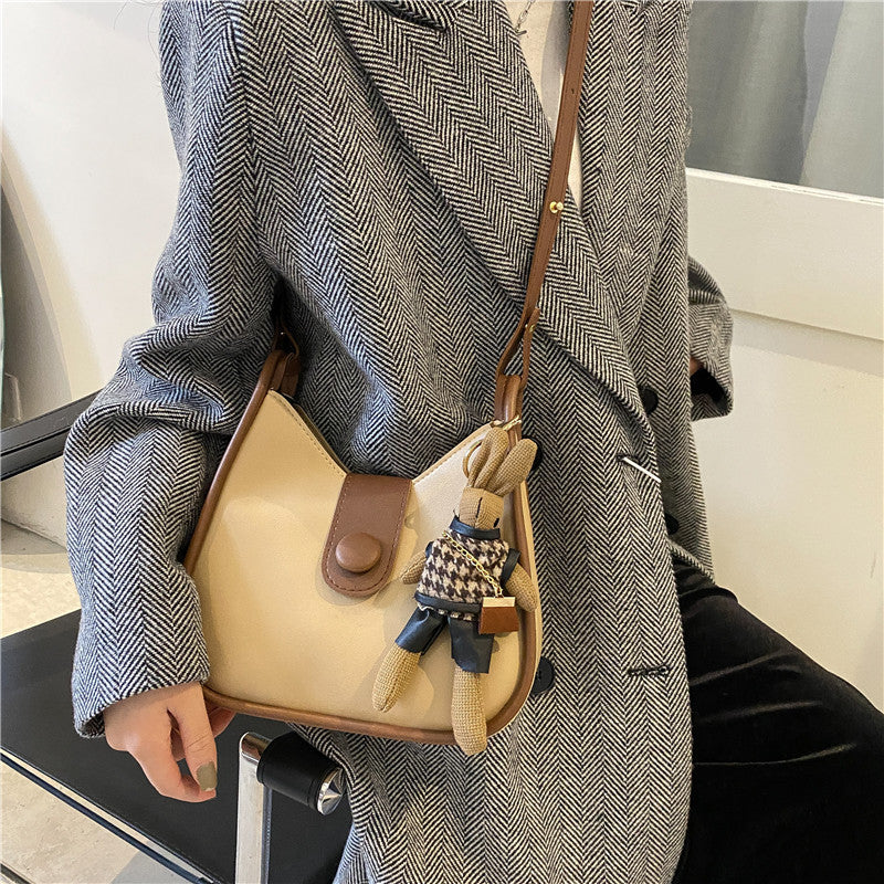 Bolso de hombro retro para mujer Simple Messenger