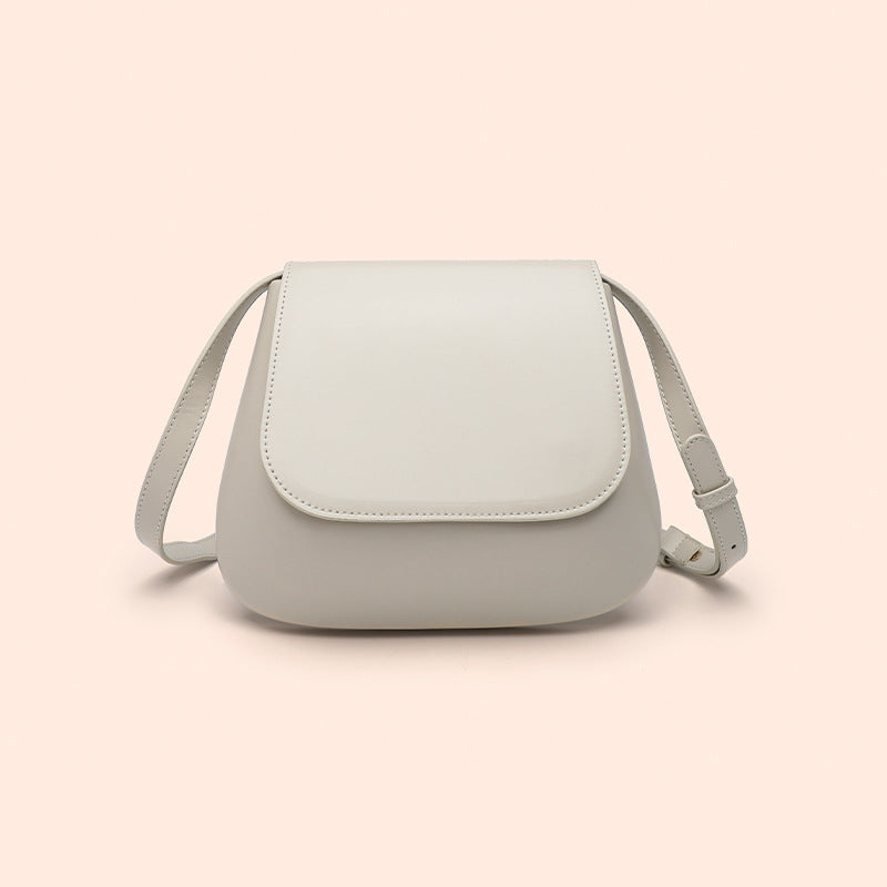 Bolso bandolera de cuero vegano para mujer, bolso de hombro pequeño Retro con correa larga ajustable