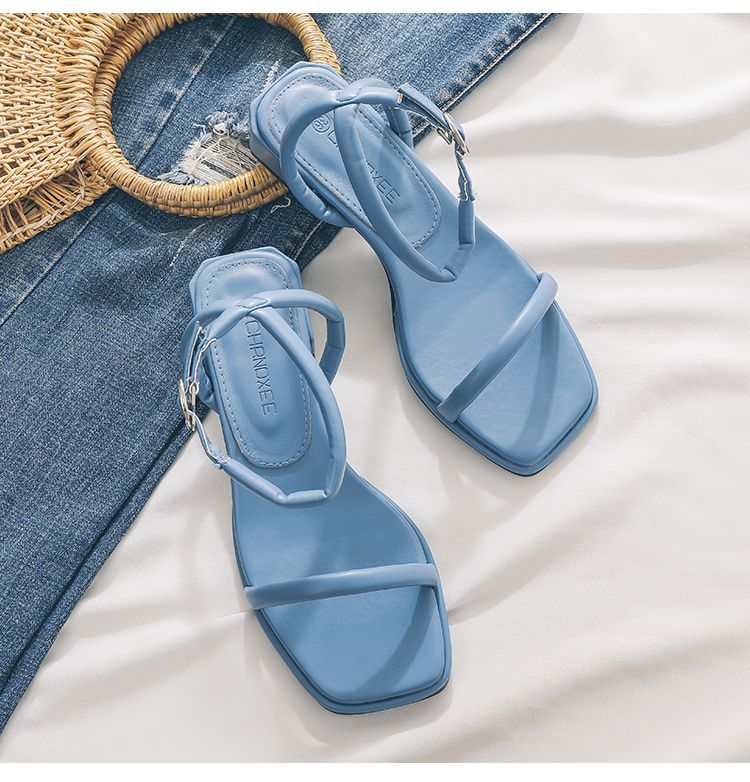 Sandalias Mujer Nuevo Verano Retro