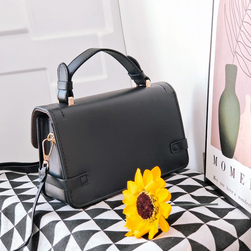 Cómodo bolso cruzado étnico con patrón cuadrado pequeño retro