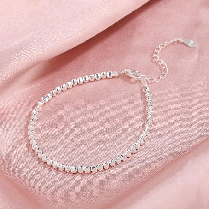Women's Fashion Broken Silver Bracelet