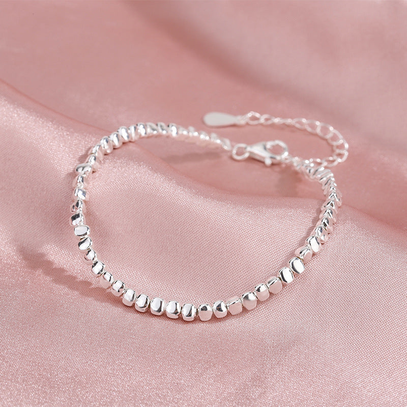 Women's Fashion Broken Silver Bracelet