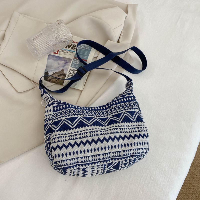Sac en toile de grande capacité pour femmes, nouvelle mode de banlieue