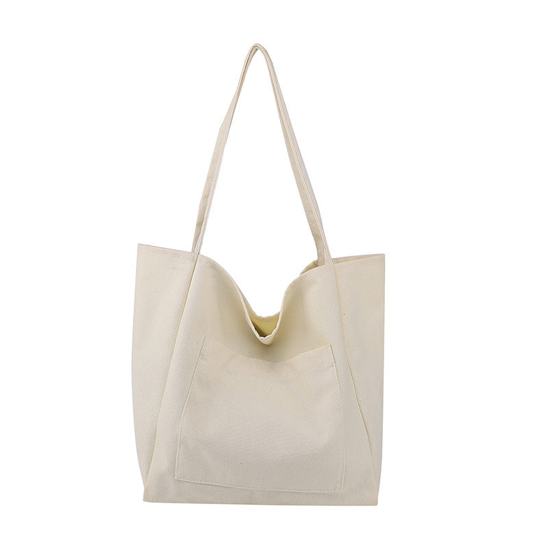 Sac en toile de grande capacité à bandoulière mode pour femmes
