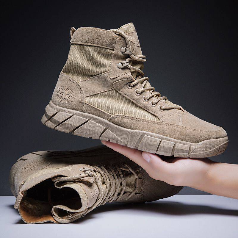 Bota de trabajo informal de estilo británico para hombre