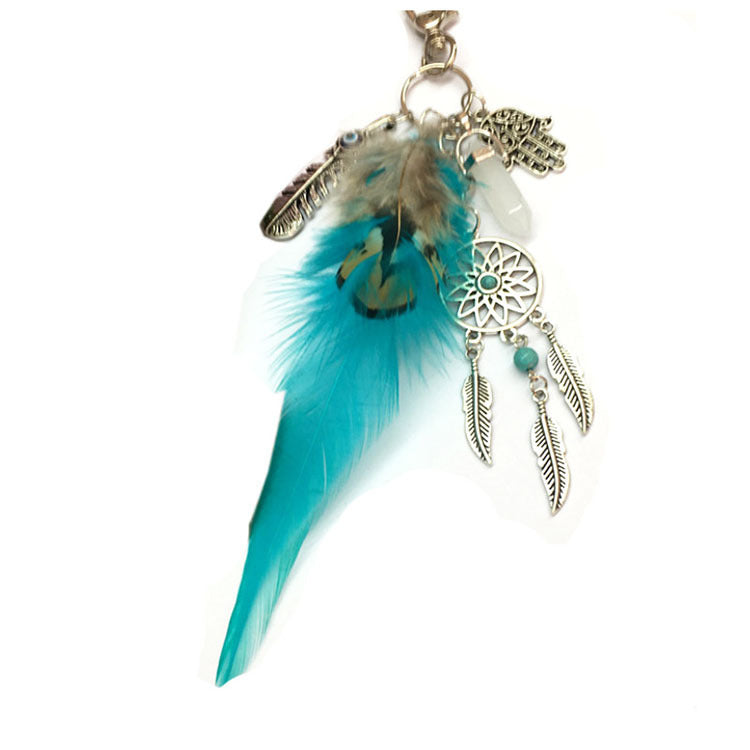 Porte-clés de voiture Gossip Dreamcatcher européen et américain