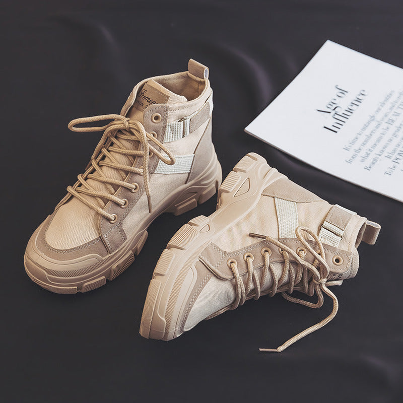 Botines con plataforma para ropa de trabajo retro populares