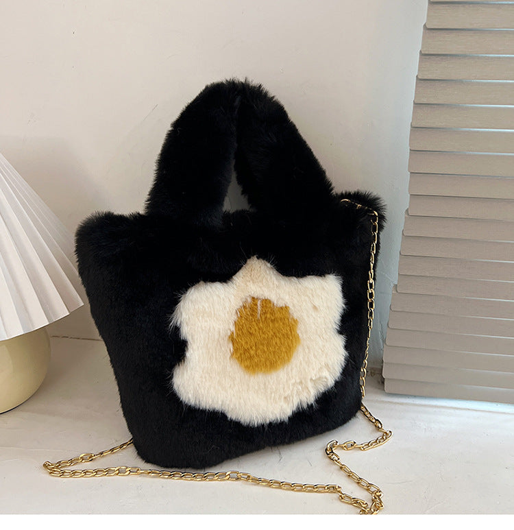 Sac messager à fleurs omelette simple pour femmes