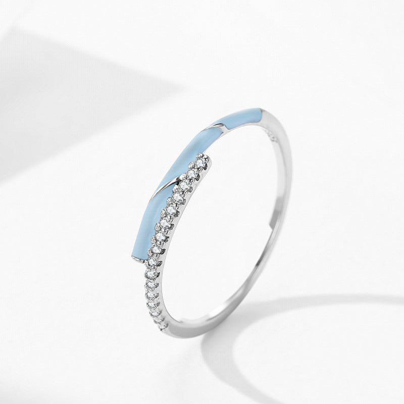 Bague de conception d'intérêt spécial pour femmes en argent sterling S925