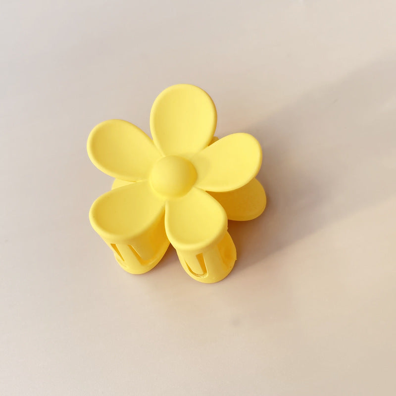 Pince à cheveux fleur givrée couleur bonbon d'été