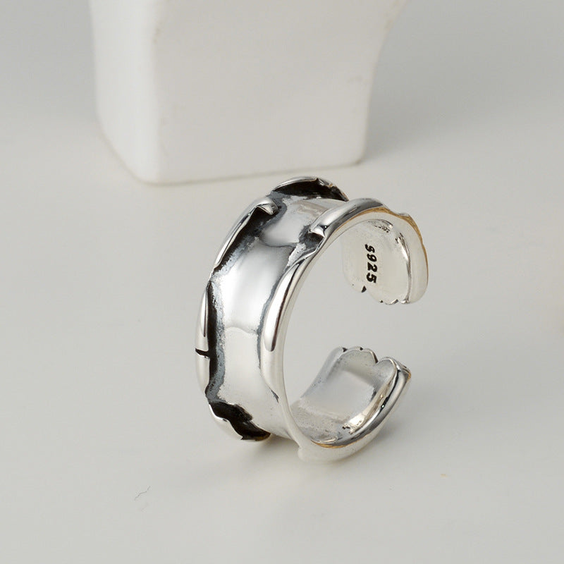 Fashion Retro Distressed Ring Women