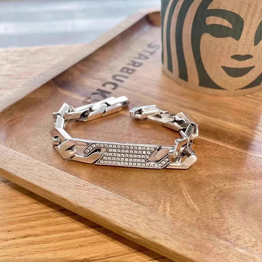 Temperamental Bracelet Female Geometric Irregular Heavy Industry